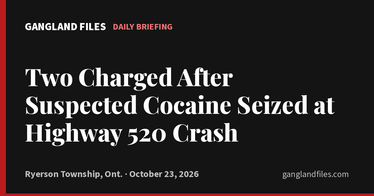 Two Charged After Suspected Cocaine Seized at Highway 520 Crash
